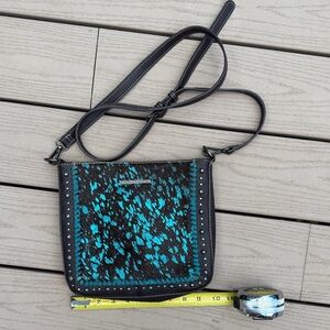 Black and Blue Crossbody Bag